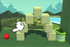 Throw the Red Ball into the Circle